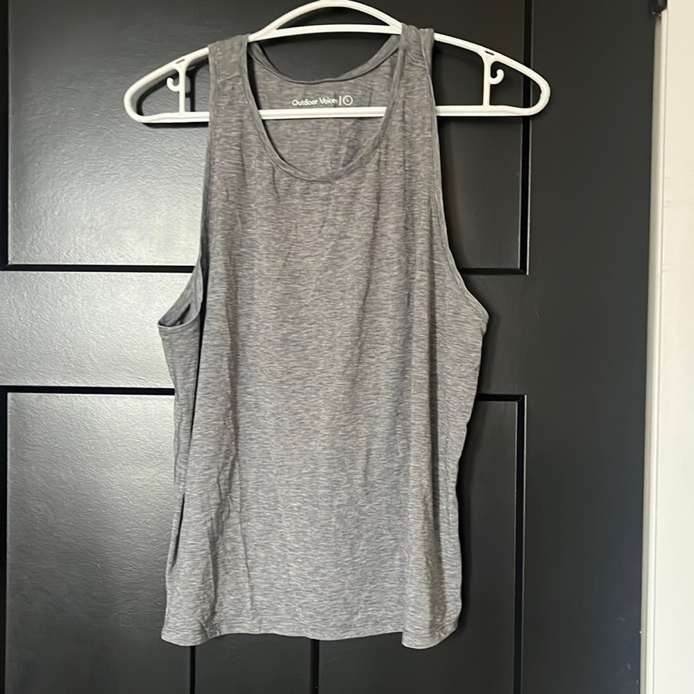 🎉Outdoor voices grey doing things tank